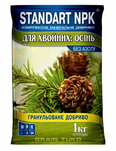 fd95d6e6bc0222ef8244ec23e5fbb7d1ecd05c30-400x520 Осіннє мінеральне добриво для хвойних 0-4-30 Standart NPK без азоту - Зображення 1
